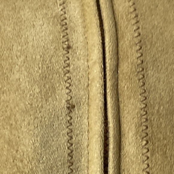 Faux Leather & Fur Zip Up Coat XL - Picture 8 of 13